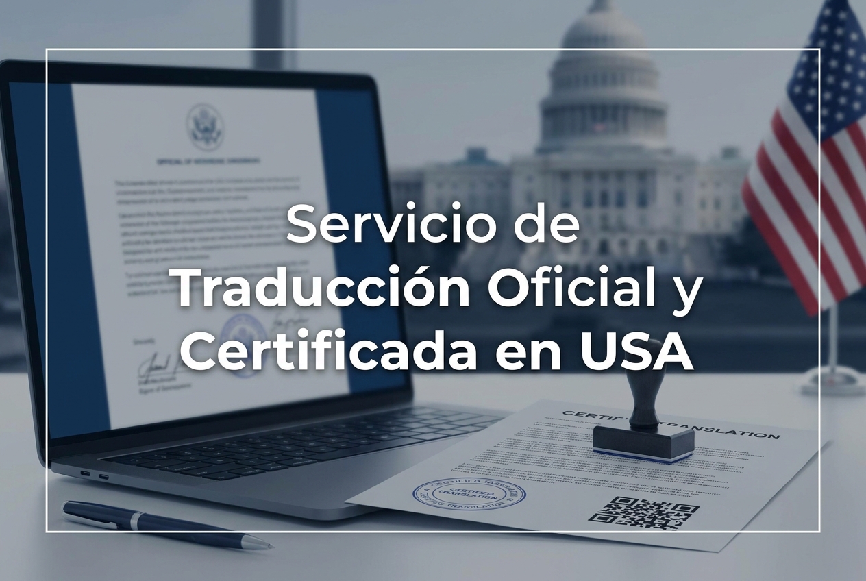 Servicio de Traducción Oficial y Certificada en USA