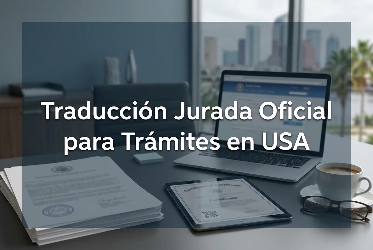 Traducción Jurada Oficial para Trámites en USA