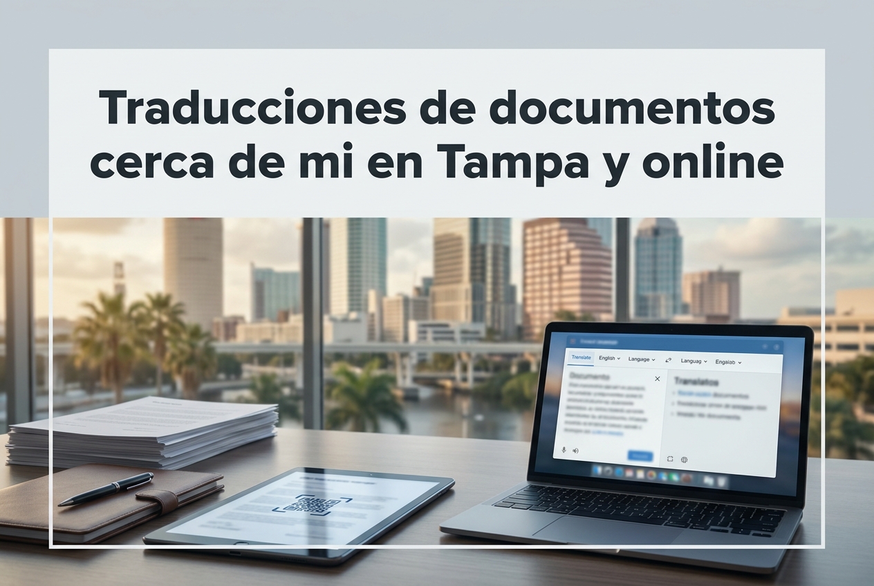 Traducción de documentos cerca de mí en Tampa