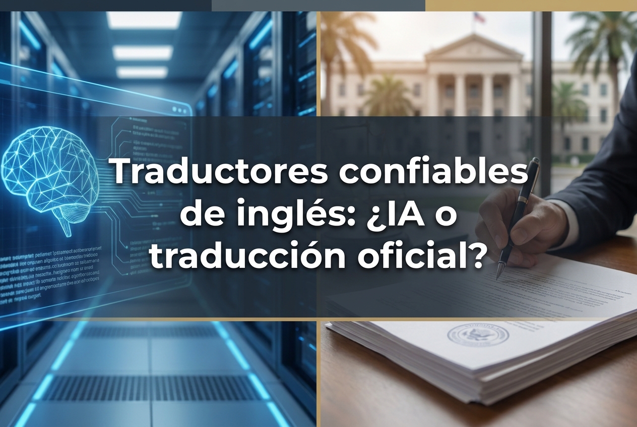 Traductores de inglés: ¿IA o traducción oficial?